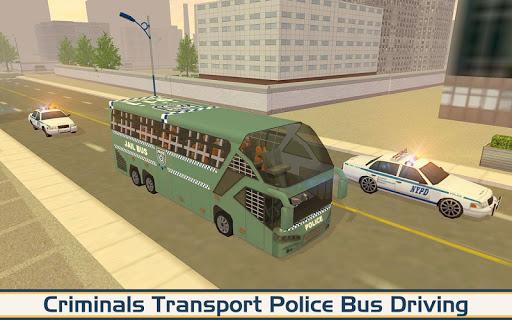 Angry Criminals Transport: Police Bus Sim - Gameplay image of android game