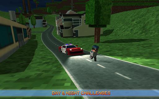 Block City Police Patrol - Gameplay image of android game