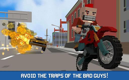 Blocky Police Driver: Criminal Transport - Gameplay image of android game