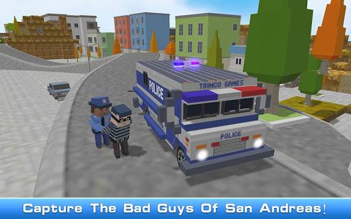 Blocky San Andreas Police 2018 - عکس بازی موبایلی اندروید