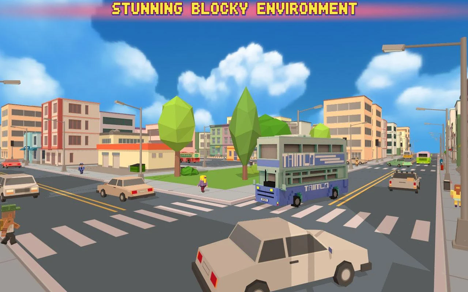Bus Simulator City Craft - Gameplay image of android game