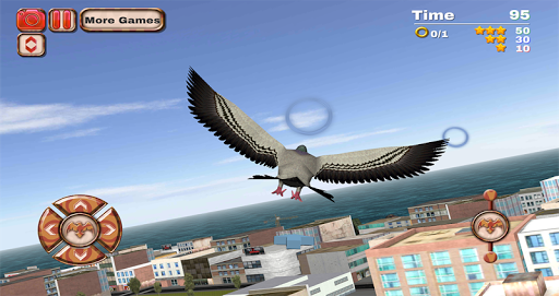 City Bird Fly Simulator ۲۰۱۵ - عکس بازی موبایلی اندروید