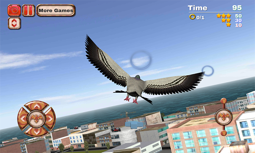 City Bird Fly Simulator 2015 - عکس بازی موبایلی اندروید