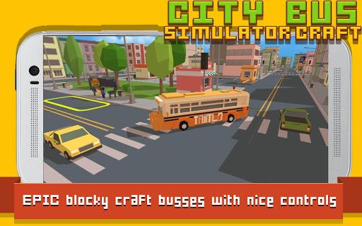 City Bus Simulator Craft - Gameplay image of android game