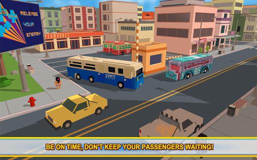 City Bus Simulator Craft 2017 - Gameplay image of android game