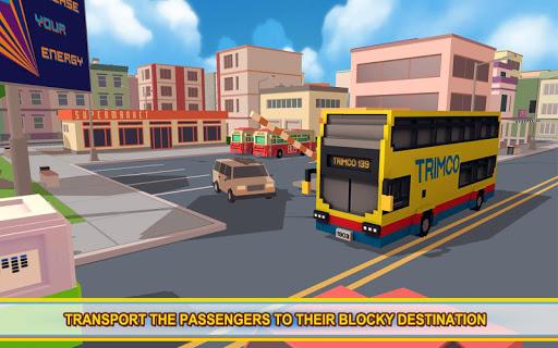 City Bus Simulator Craft 2017 - Gameplay image of android game