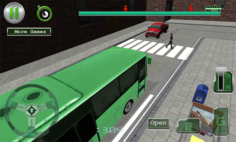 City Simulator Bus Transport - Gameplay image of android game