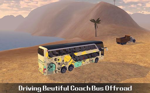 Coach Bus Offroad Driver - Gameplay image of android game