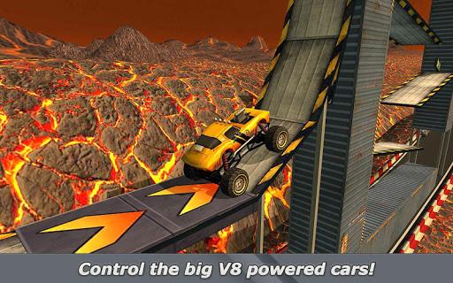 Crazy Monster Bus Stunt Race 2 - Gameplay image of android game