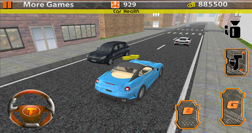 Driving School Car Parking 3D - Gameplay image of android game