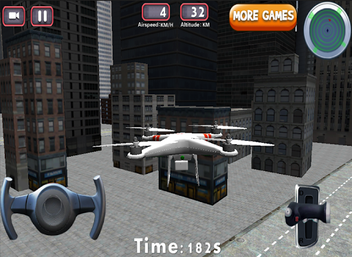 3D Drone Flight Simulator Game - عکس بازی موبایلی اندروید