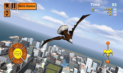 Eagle Bird City Simulator 2015 - Gameplay image of android game