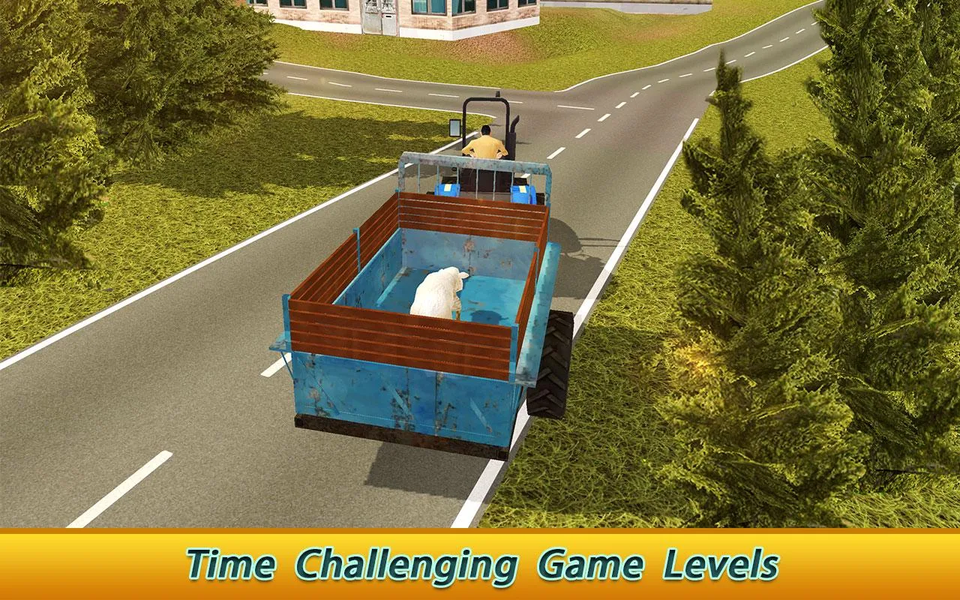 Farming Animals Tractor Cargo - Gameplay image of android game