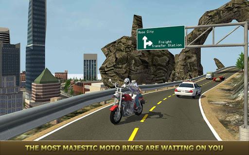 Furious Fast Motorcycle Rider - Gameplay image of android game