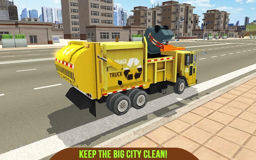 Garbage Truck & Recycling SIM - Gameplay image of android game