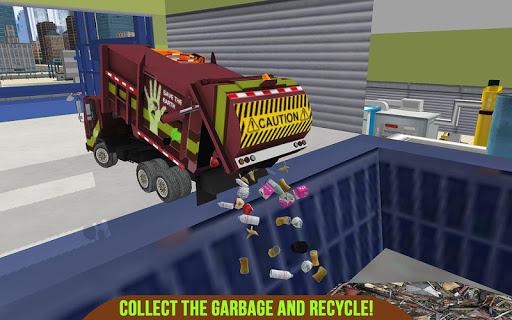 Garbage Truck & Recycling SIM - Gameplay image of android game