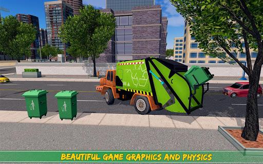 Garbage Truck Simulator PRO - Gameplay image of android game