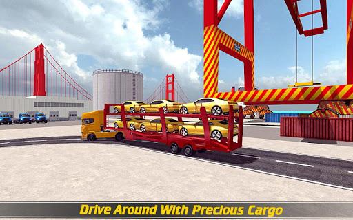 Heavy Car Transport Truck 16 - Gameplay image of android game