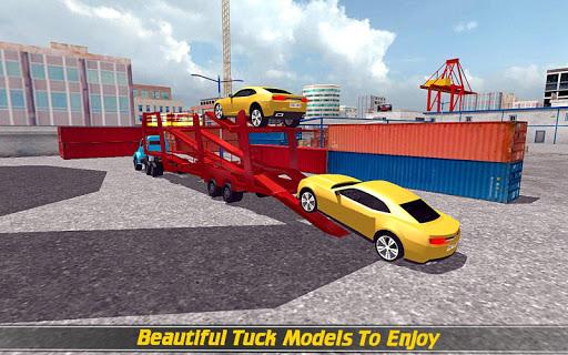 Heavy Car Transport Truck 16 - Gameplay image of android game