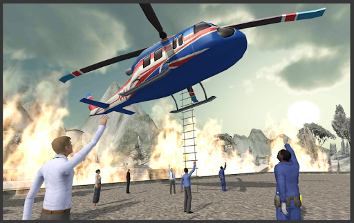Helicopter Hill Rescue - عکس بازی موبایلی اندروید