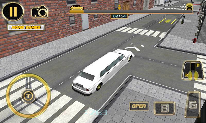 Limo Parking Simulator 3D - Gameplay image of android game