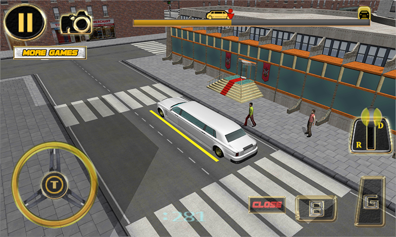 Limo Parking Simulator 3D - Gameplay image of android game
