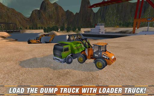Loader & Dump Truck Hill SIM 3 - Gameplay image of android game