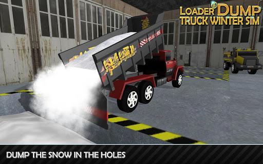 Loader & Dump Truck Winter SIM - Gameplay image of android game