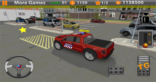 Mr. Parking: Fire Truck Cars - Gameplay image of android game