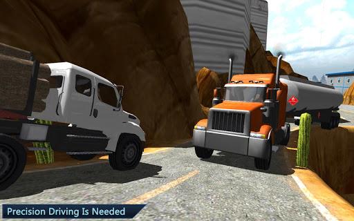 Cargo Truck 4x4 Hill Transport - Gameplay image of android game