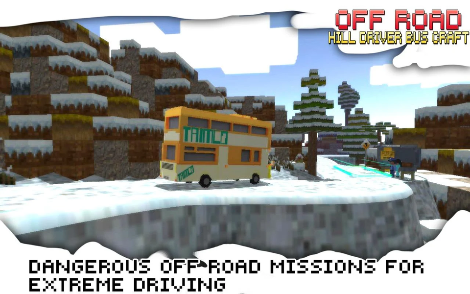 Off-Road Hill Driver Bus Craft - عکس بازی موبایلی اندروید