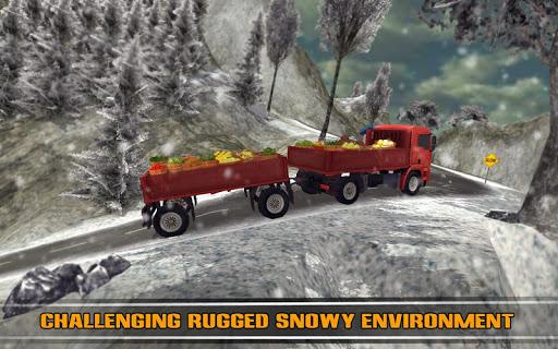 Offroad Snow Truck Legends - Gameplay image of android game