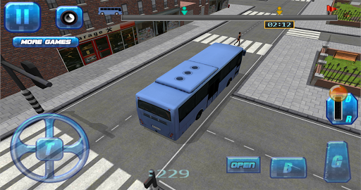Passenger Bus City Driver 2015 - Gameplay image of android game