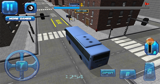 Passenger Bus City Driver 2015 - Gameplay image of android game