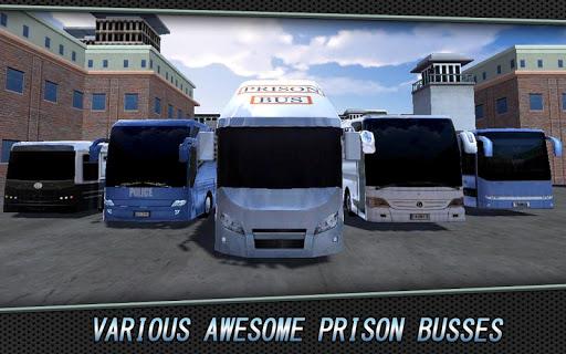 3D Police Bus Prison Transport - Gameplay image of android game