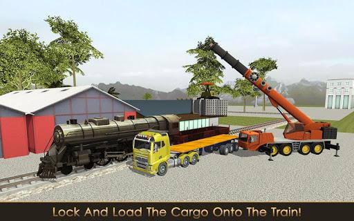 Rail Builder: Crane & Loader - Gameplay image of android game