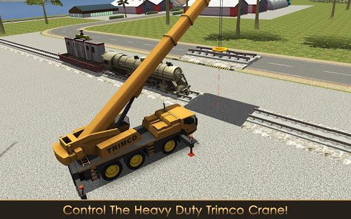 Rail Builder: Crane & Loader - Gameplay image of android game