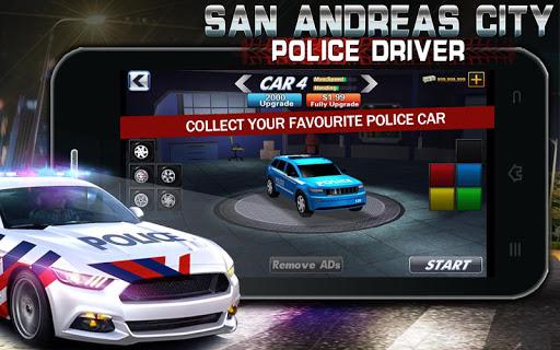 SAN ANDREAS City Police Driver - عکس بازی موبایلی اندروید
