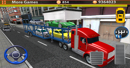 Transport Truck City Cargo - Gameplay image of android game