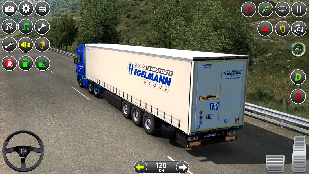 Truck Driving 3D Offroad Truck - Gameplay image of android game