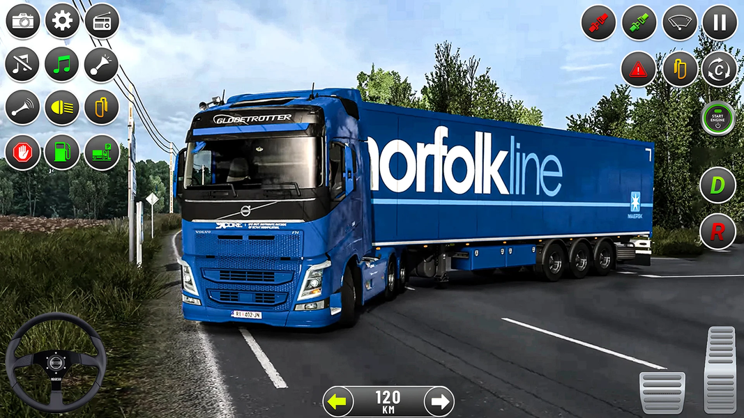 Truck Driving 3D Offroad Truck - Gameplay image of android game