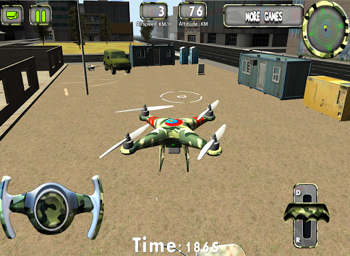 UAV Army Drone Flight SIM ۱۵ - عکس بازی موبایلی اندروید