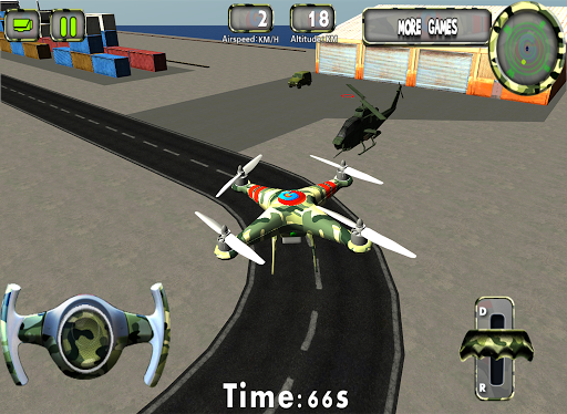 UAV Army Drone Flight SIM ۱۵ - عکس بازی موبایلی اندروید