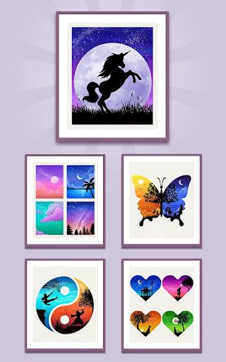 Silhouette Art - Gameplay image of android game