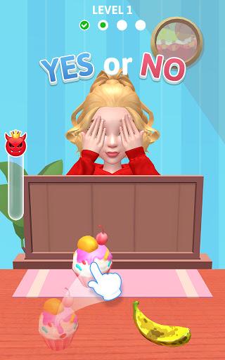 Yes or No?! - Food Pranks - Gameplay image of android game