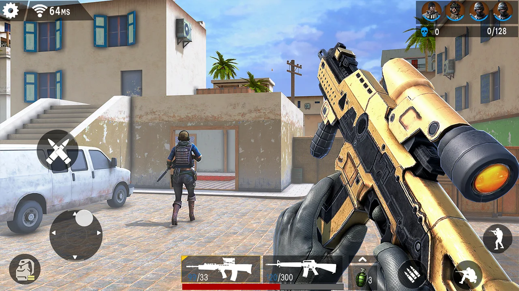 PVP Multiplayer - Gun Games - Gameplay image of android game