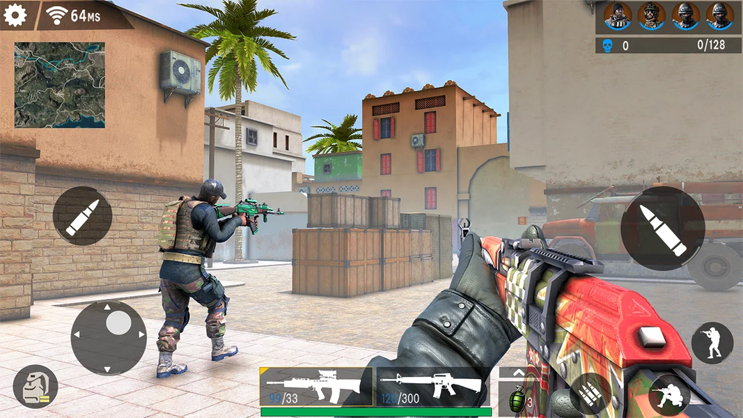 PVP Multiplayer - Gun Games - Gameplay image of android game