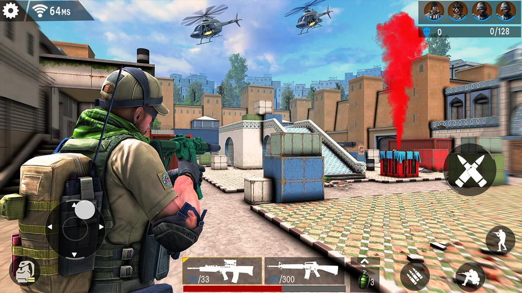 PVP Multiplayer - Gun Games - Gameplay image of android game