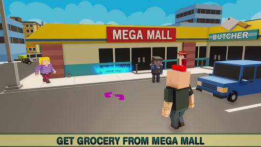 Virtual Life In A Simple Blocky Town - عکس بازی موبایلی اندروید