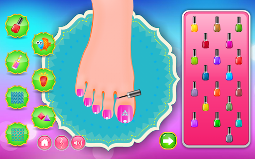 Beauty Toe Nail Salon Makeover - Gameplay image of android game